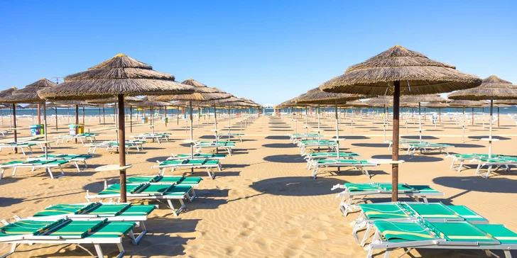 Dovolená v Rimini: 4* hotel u pláže, snídaně nebo až plná penze+, animační program