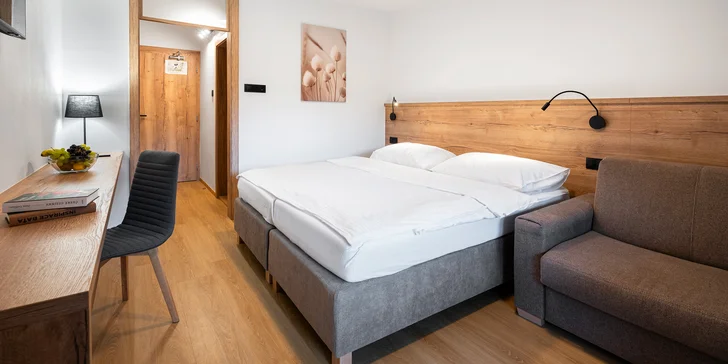 Rodinný pobyt v Tatrách: 3* hotel s polopenzí, wellness i výhled na Chopok