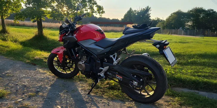 Zapůjčení motorky Honda CB 500 F nebo X na 1 či 2 dny i víkend
