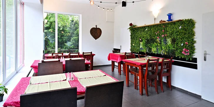 Klasické i vegetariánské indické menu na pražském Motole pro 1 i 2 osoby