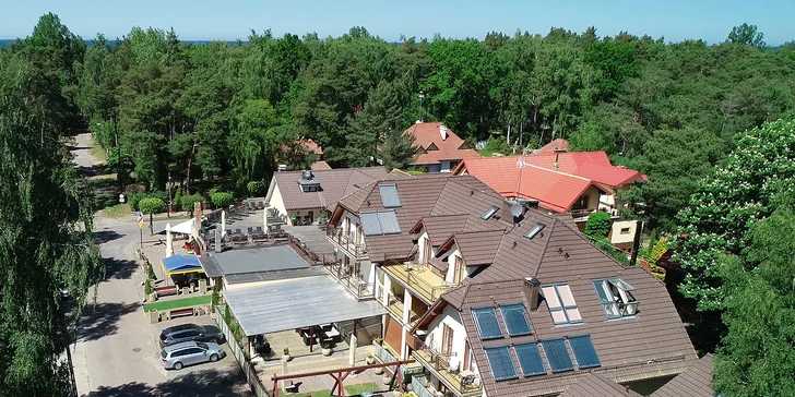 K Baltu s plnou penzí i wellness: útulný hotel kousek od pláže, možnost procedur