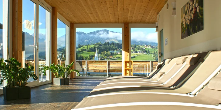 Pobyt ve Schladmingu: 4* hotelu u lanovky, light all inclusive, wellness a karta hosta, děti zdarma