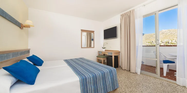 Mallorca letecky: 3* hotel přímo u moře, all inclusive, bazén, denní animační program i diskotéka