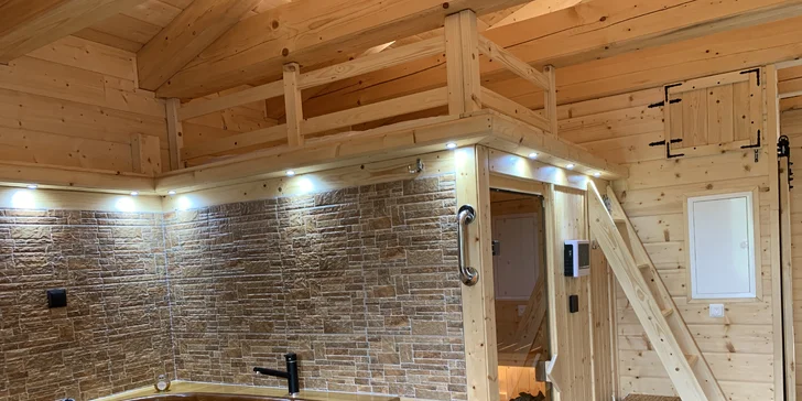 Nový apartmán v Jizerkách: wellness, pivní pípa, terasa i kuchyňka