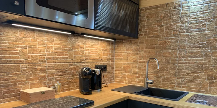 Nový apartmán v Jizerkách: wellness, pivní pípa, terasa i kuchyňka