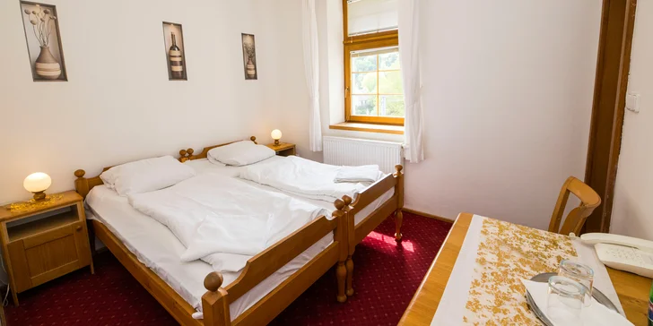 Hotel ve Vranově nad Dyjí: originální design, restaurace a zámek na dosah