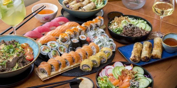 Otevřené vouchery do Royale Brno: 1000–5000 Kč na sushi a další asijské speciality