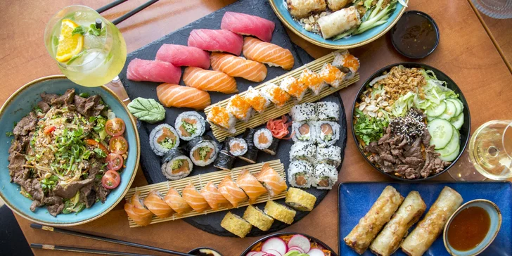 Otevřené vouchery do Royale Brno: 1000–5000 Kč na sushi a další asijské speciality