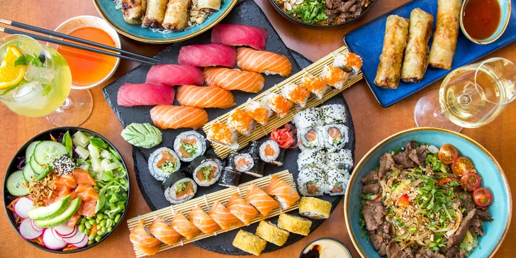 Otevřené vouchery do Royale Brno: 1000–5000 Kč na sushi a další asijské speciality