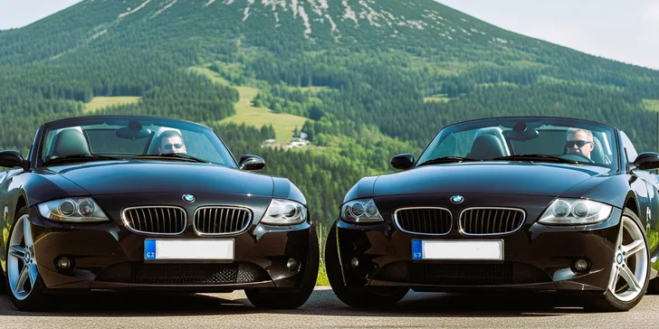 Pronájem hbitého kabrioletu BMW Z4 na 4, 9, 24 hod. nebo víkend