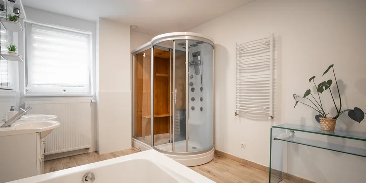 Spaní na peci a relax v sauně i koupacím sudu: luxusní apartmány uprostřed lesů v Jeseníkách
