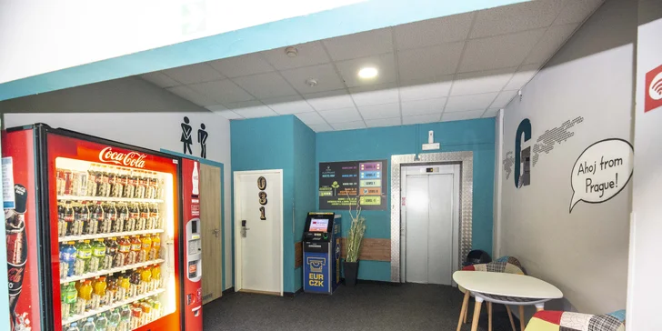 Hostel v pražských Holešovicích, vč. bufetové snídaně, bazénu a sauny