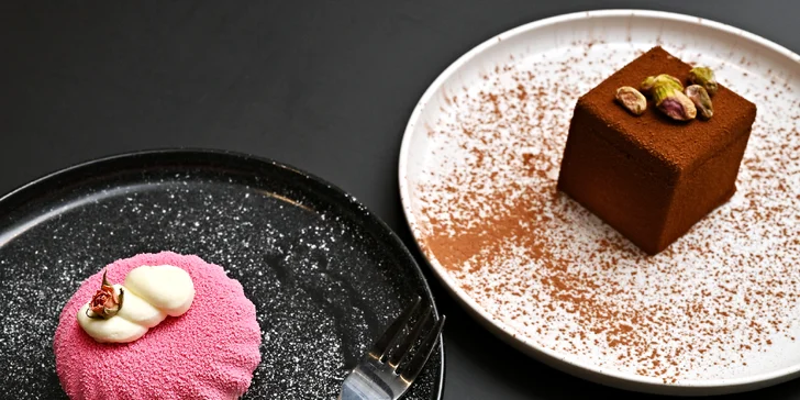 3chod. italské degustační menu pro dva: polévka, hlavní chod, dezert i víno