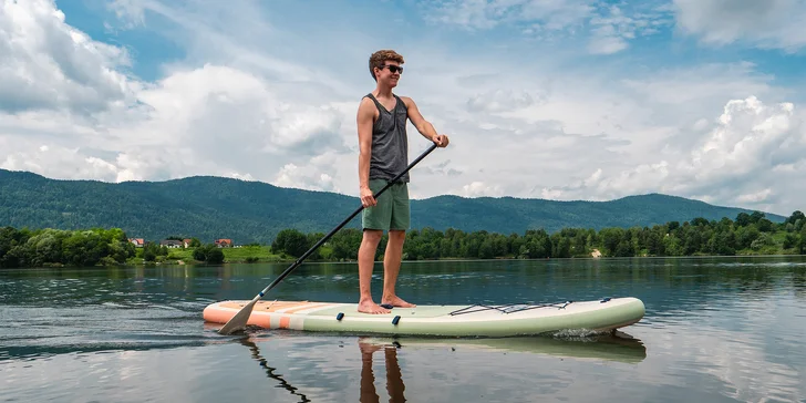 Zapůjčení paddleboard setu v centru Budějovic: den, víkend i týden
