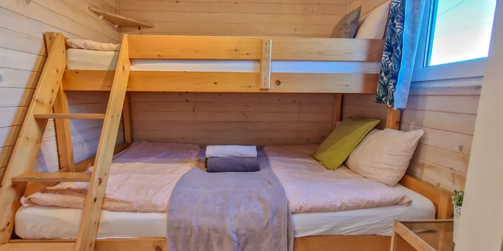 Designové domky v Zatoru jen 100 m od Energylandie: atrakce i SPA zóna přímo v objektu