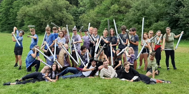 Zážitkové fantasy tábory dle věku pro děti od 6 do 15+ let: Harry Potter, Percy Jackson, Hra o trůny i LARP