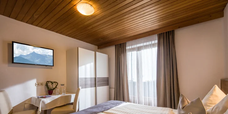 Dovolená v rakouském údolí Zillertal: horský hotel s polopenzí a saunovým světem