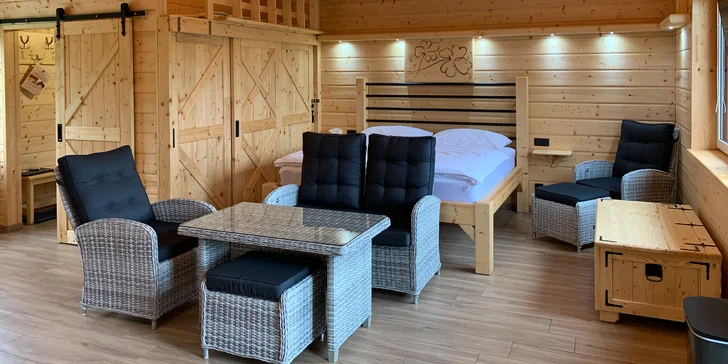 Nový apartmán v Jizerkách: wellness, pivní pípa, terasa i kuchyňka