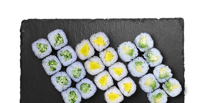Sushi sety v restauraci Sun House: maki, nigiri i kalifornské rolky, 24–52 ks