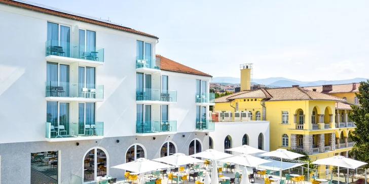 Chorvatsko all inclusive: 4* hotel u pláže v Kvarnerském zálivu, bazény i wellness