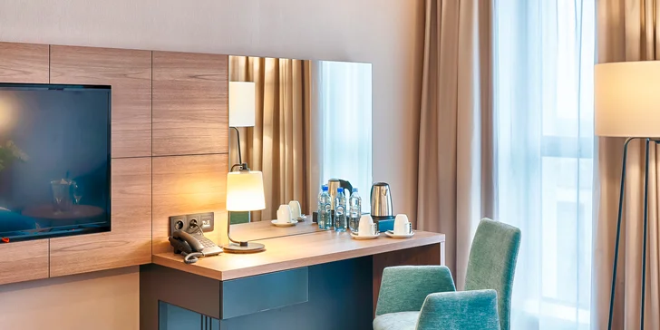 Pobyt v srdci Varšavy: moderní hotel se snídaní i neomezeným vstupem do sauny