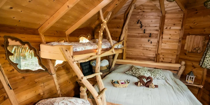 Tree house na kraji Brna: ubytování v souladu s přírodou i úniková šifrovací hra pro zábavu