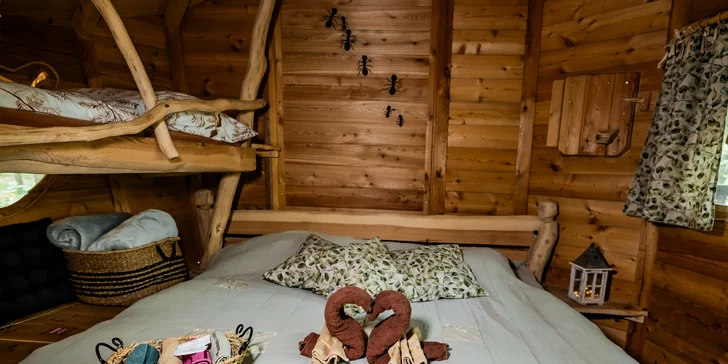 Tree house na kraji Brna: ubytování v souladu s přírodou i úniková šifrovací hra pro zábavu