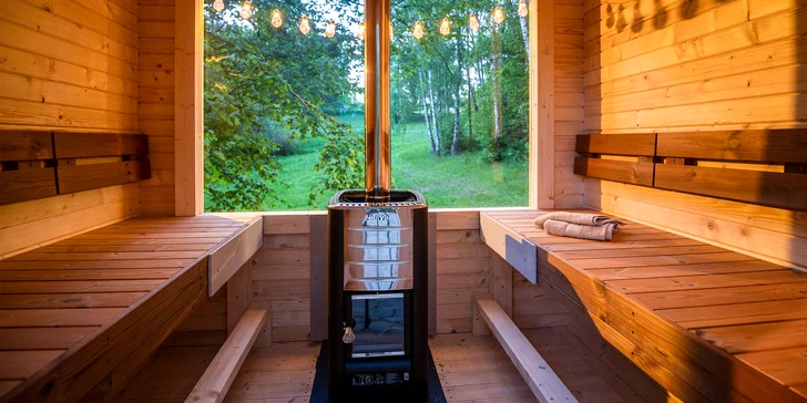 Tiny house na Vysočině: krásná lokalita na samotě, sauna, gril a komfortní vybavení
