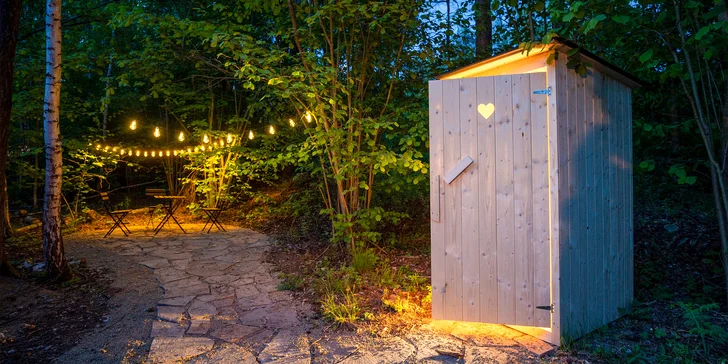 Tiny house na Vysočině: krásná lokalita na samotě, sauna, gril a komfortní vybavení