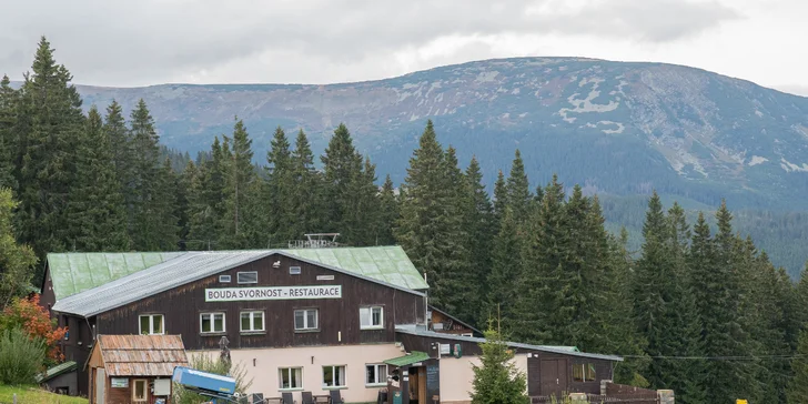 Horská bouda v Peci pod Sněžkou: polopenze a lanovka na Sněžku s 30% slevou