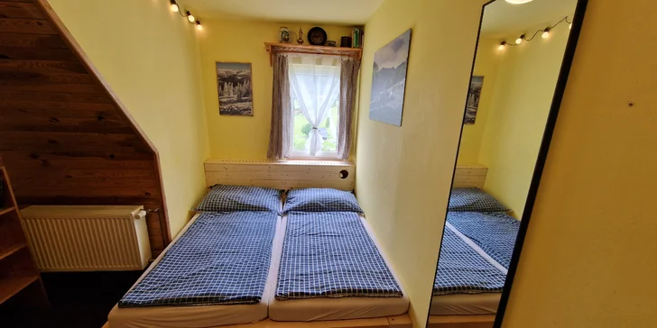 Horská chata v srdci Krkonoš: snídaně nebo all inclusive i privátní wellness, 2 děti zdarma