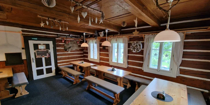 Horská chata v srdci Krkonoš: snídaně nebo all inclusive i privátní wellness, 2 děti zdarma