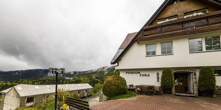 Penzion ve Špindlerově Mlýně se snídaní a výhledem na hory