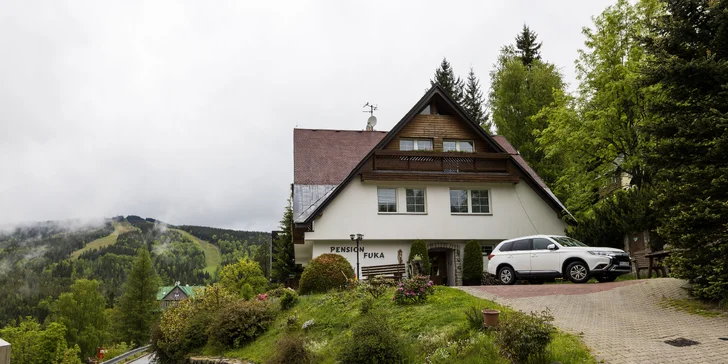 Penzion ve Špindlerově Mlýně se snídaní a výhledem na hory