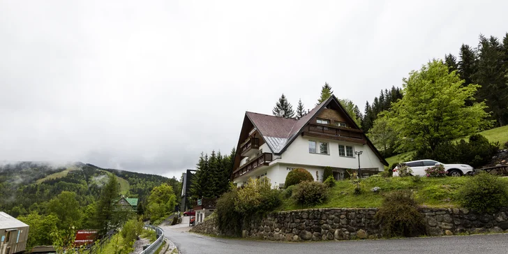 Penzion ve Špindlerově Mlýně se snídaní a výhledem na hory