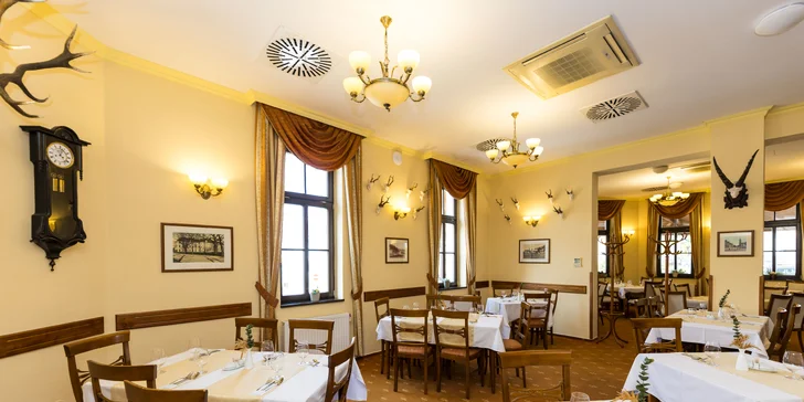 Pobyt v Hluboké nad Vltavou s polopenzí i wellness: hotel pod zámkem v blízkosti golfu