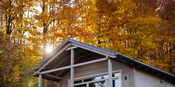 Luxusní chatky v Národním parku Bükk: snídaňový box i privátní vířivka