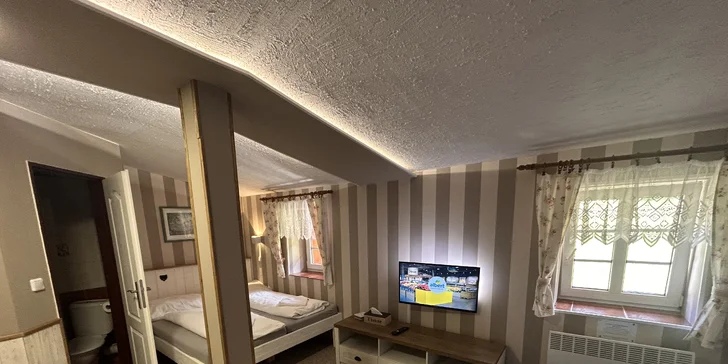 Penzion v Peci pod Sněžkou se snídaní či polopenzí, saunou i tenisem