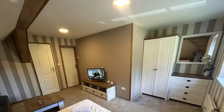 Penzion v Peci pod Sněžkou se snídaní či polopenzí, saunou i tenisem