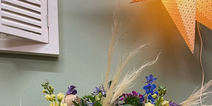 Vázání i vypichování kytic či kurz Na den floristkou vč. pomůcek a materiálů