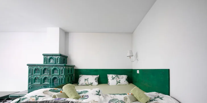 Spaní na peci a relax v sauně i koupacím sudu: luxusní apartmány uprostřed lesů v Jeseníkách