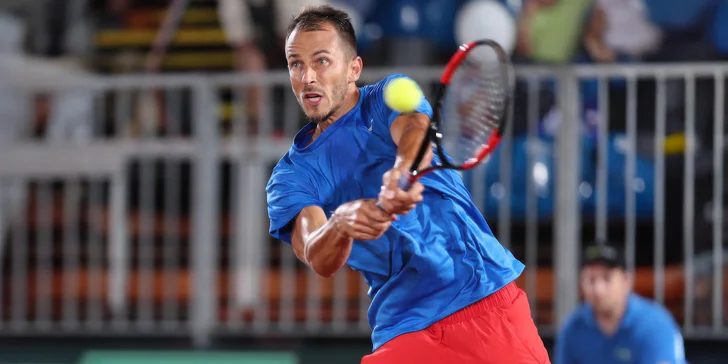 Tenisový trénink na míru s vítězem Davis Cupu Lukášem Rosolem pro 1 i 2 osoby