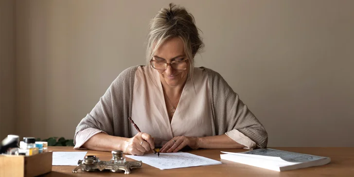 Kaligrafický workshop: úvod do stylu Copperplate, psaní monogramů i flourishing
