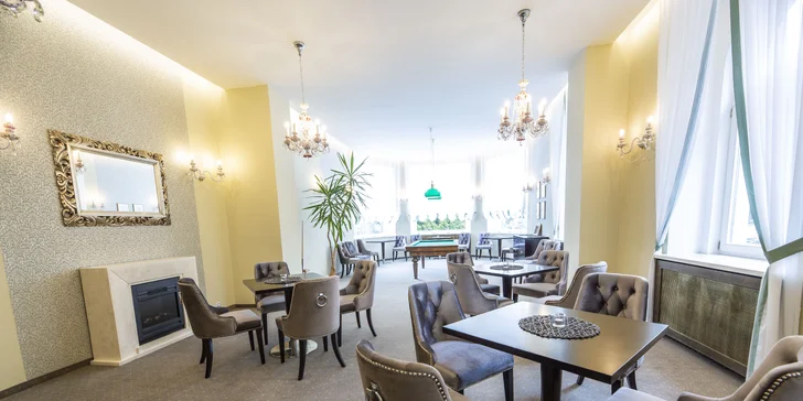 Pobyt ve 4* hotelu v Mariánských Lázních: jídlo, vyhřívaný bazén i wellness procedury