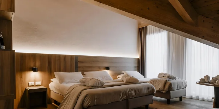 Zimní pobyt v Itálii: hotel 100 m od vleků, polopenze i vstup do wellness