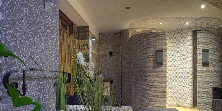 Privátní wellness na 2 hodiny pro dva: vířivka, sauna, víno i obložená mísa