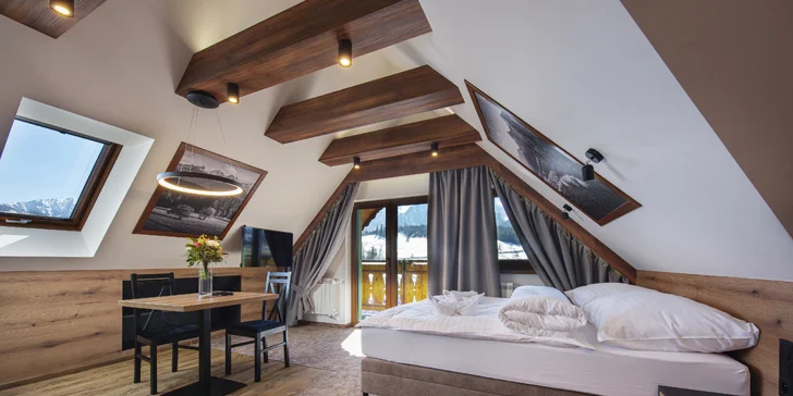 Penzion s výhledem na Belianské Tatry: snídaně, neomezený wellness a nové apartmány