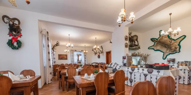 Penzion s výhledem na Belianské Tatry: snídaně, neomezený wellness a nové apartmány