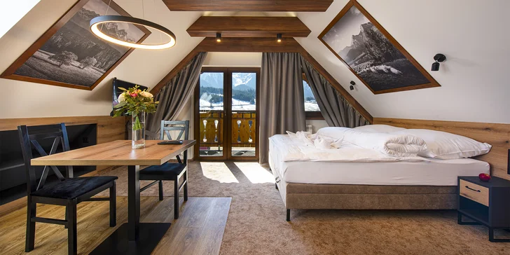 Penzion s výhledem na Belianské Tatry: snídaně, neomezený wellness a nové apartmány