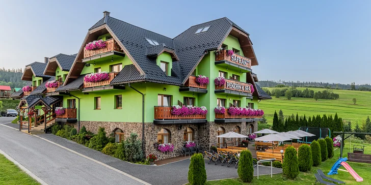 Penzion s výhledem na Belianské Tatry: snídaně, neomezený wellness a nové apartmány